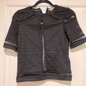 Black H&M cut out top